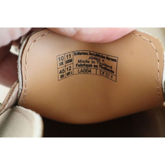Dr. Martens LA004 Men\'s Sz 11 Women\'s Sz 12 Beige Jorge II Slingback Mules main image 8
